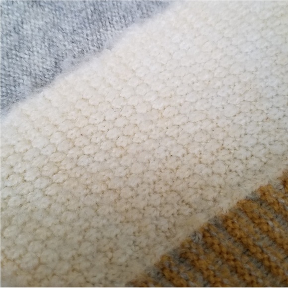 Topshop patchwork open front cardigan knit coat size 2 - Picture 5 of 8